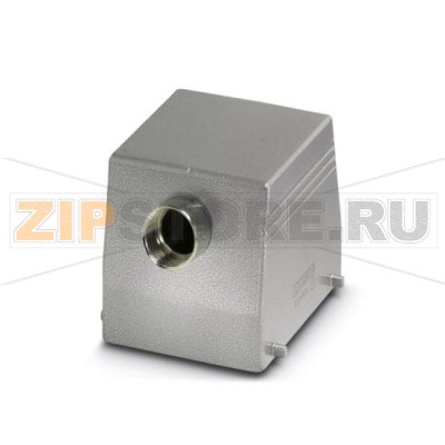 Корпус с кабельным сальником Phoenix Contact HC-B 32-TFQ-80/O1PG21S крепление производится двумя защелками, высота 80 мм, без резьбового соединения, 1x Pg21, подключение кабеля сбоку.Минимальный заказ: 10 шт.Упаковка: 10 шт.