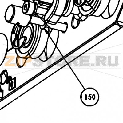 Распорка-прокладка Datamax A-4212 RH Распорка-прокладка Datamax A-4212 RHЗапчасть на сборочном чертеже под номером: 150Название запчасти Datamax на английском языке: (50PK) SPACER
