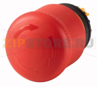 Головка кнопки аварийной остановки, отмена фиксации поворотом Eaton M22-PVT