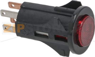 КРАСНЫЙ ДВУХПОЛЮСНЫЙ КНОПОЧНЫЙ ПЕРЕКЛЮЧАТЕЛЬ, 3 А, 250 В 