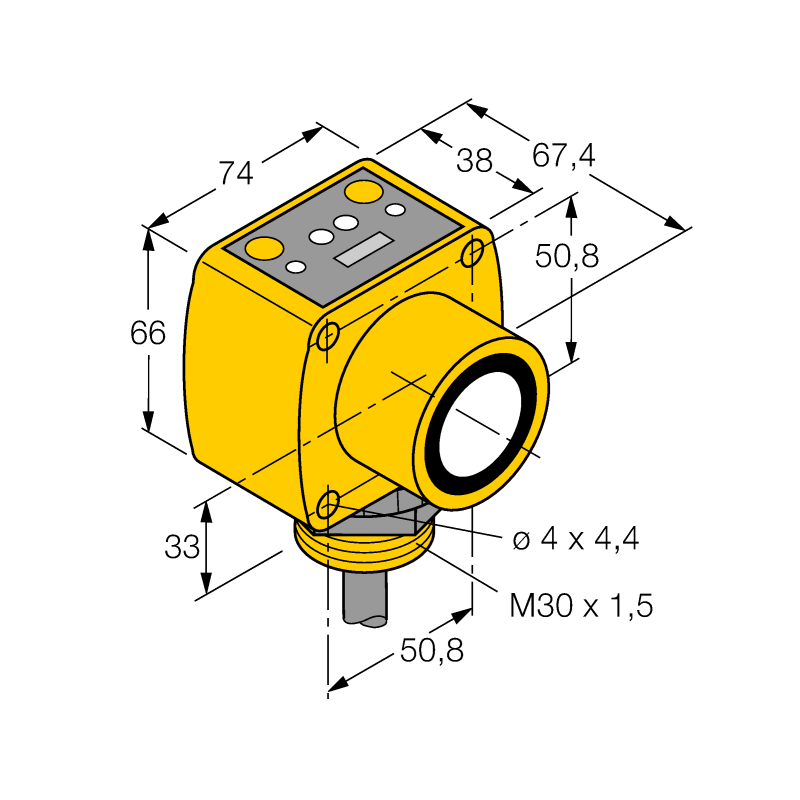 Датчик ультразвуковой Turck QT50UVR3W W/30 