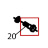 Tornillo exag. con cuello M-6x15 Fagor ECO-200