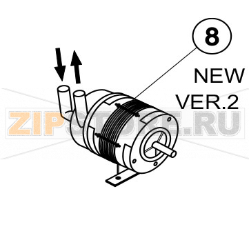 Насос 220/240V 50 Hz версия 2 Brema C 150 Насос 220/240V 50 Hz версия 2 для&nbsp;льдогенератора Brema C 150Запчасть на деталировке под номером: 8Название запчасти Brema на английском языке: Pump 220/240V 50 Hz version 2 C 150.