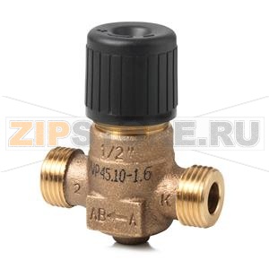 VVP45.10-1.6 - 2-ходовые седельные клапаны, внешняя резьба, PN16, DN10, kvs 1.6 Siemens VVP45.10-1.6 