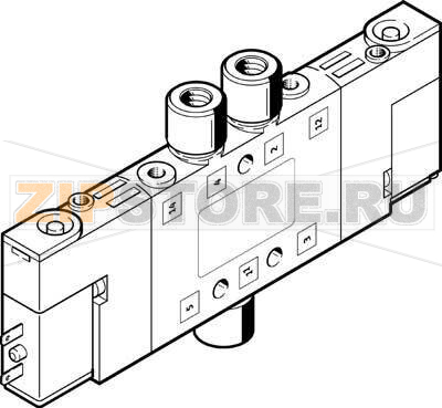 Распределитель с электроуправлением Festo CPE10-M1BH-5J-M5 