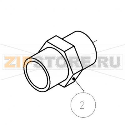 Nipples M 3/4 Zn Imesa LM 14       Nipples M 3/4 Zn Imesa LM 14Запчасть на сборочном чертеже под номером: 2Название запчасти на итальянском языке: Nipples M 3/4 Zn Imesa LM 14