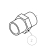 Nipples M 3/4 Zn Imesa LM 14      