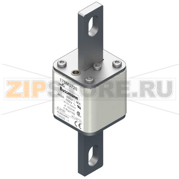 Предохранитель, 450 A, AC 690 В, 200 кА, size 1, 45x45x148 мм, aR, IEC UL Eaton FUSE 450A 690V 
