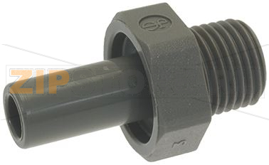 КОНЦЕВОЙ КОЛЕНЧАТЫЙ ФИТИНГ ДЛЯ ШЛАНГА JG PM051202S 