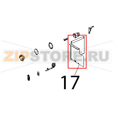 Lamiera copertura elett. gas inox Unox XBC 815G Lamiera copertura elett. gas inox Unox XBC 815GЗапчасть на деталировке под номером: 17