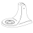 Pedestal Imperial Gray (Crinkle) KitchenAid KSM90