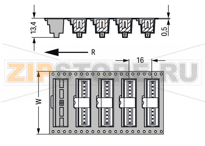 MCS MICRO Вилка под пайку THR; 0.8 x 0.8 mm solder pin; прямые; 100% защита от неправильного подсоединения; упаковка в ленте на бобине; Шаг контактов 2,5 мм; 4-пол.; черные Wago 733-334/105-604/997-446 Вилки для пайки оплавлением припоя для поверхностного монтажаДоступны в ленте на бобине для автоматической сборкиОптимальная теплопроницаемость благодаря дизайну корпуса контакта обеспечивает более низкие температуры пайки100% защита от неправильного подсоединенияВозможны варианты кодировки...