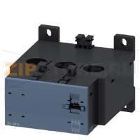 ТРАНСФОРМАТОР ТОКА 20...200 A, ТИПОРАЗМЕР S6, ДЛЯ ЭЛЕКТРОННЫХ РЕЛЕ ПЕРЕГРУЗКИ 3RB22/23, ДЛЯ МОНТАЖА НА КОНТАКТОР/ РАЗДЕЛЬНЫЙ МОНТАЖ, , ГЛАВНАЯ ЦЕПЬ: ПРОХОДНЫЕ ТРАНСФОРМАТОРЫ , ВСПОМ.ЦЕПЬ: СОЕДИНИТЕЛЬНЫЙ ИНТЕРФЕЙСНЫЙ КАБЕЛЬ Siemens 3RB2956-2TG2