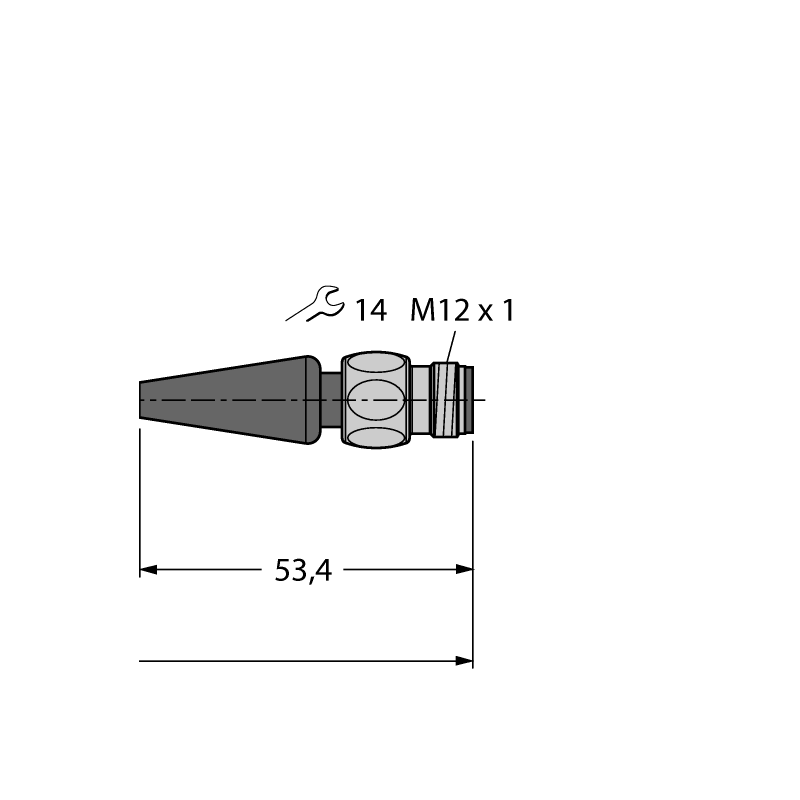 Кабель TPE Turck WKH4.5-15-RSH4.5/TFG 