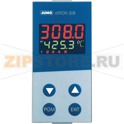 Регулятор температуры, от -200 до +2400°C, 1 шт JUMO dTRON 308 