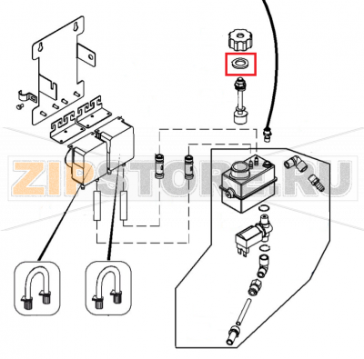 Gasket Angelo Po FX101E3    Gasket Angelo Po FX101E3Запчасть на 