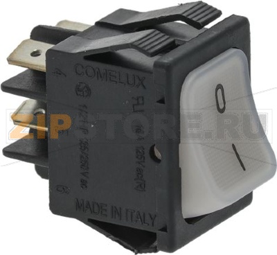 ДВУХПОЛЮСНЫЙ БЕЛЫЙ ВЫКЛЮЧАТЕЛЬ 16A 250В 