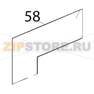 Vetro interno 715x414x4 BETFL L.M. rossella Unox XF 193 Vetro interno 715x414x4 BETFL L.M. rossella Unox XF 193Запчасть на деталировке под номером: 58
