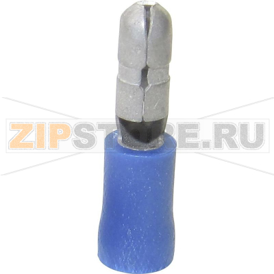 Штекер круглый 1.5 мм², 2.5 мм², Ø: 4 мм, изолированный, синий, 1 шт TRU Components 1583026 