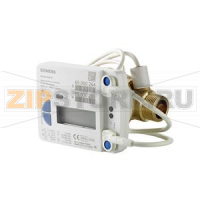 WFM542-G000H0 - Impeller type heat meter 1.5 m3/h, with m-bus communication and 2 pulse inputs, mounting length 110 mm Siemens WFM542-G000H0