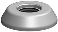 DECK MOUNT FLANGE FOR GLASS FILLER PEDES