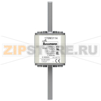 Предохранитель, 160 A, AC 690 В, 200 кА, size 1, 43x60x110 мм, aR, DIN, IEC Eaton FUSE 160A 690