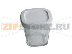 POT+COUVERCLE BLANC YAOURTIERE(UN SEUL) 