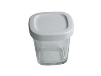 POT+COUVERCLE BLANC YAOURTIERE(UN SEUL)