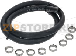 Self-cleaning system tube L = 1m + flang 