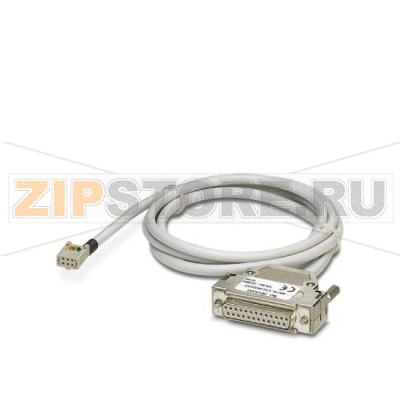 Переходной кабель (6-контактный разъем / разъем D-SUB Phoenix Contact MCR-TTL-RS232 25-контактный), 1,5 м для программирования модулей MCR-PSP.Минимальный заказ: 1 шт.Упаковка: 1 шт.