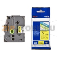 Самоклеящаяся непрерывная ламинированная лента Brother черн/жел (шир. 9 мм)