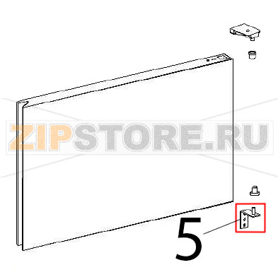 Держатель нижний Angelo Po DA51 Держатель нижний Angelo Po DA51Запчасть на деталировке под номером: 5