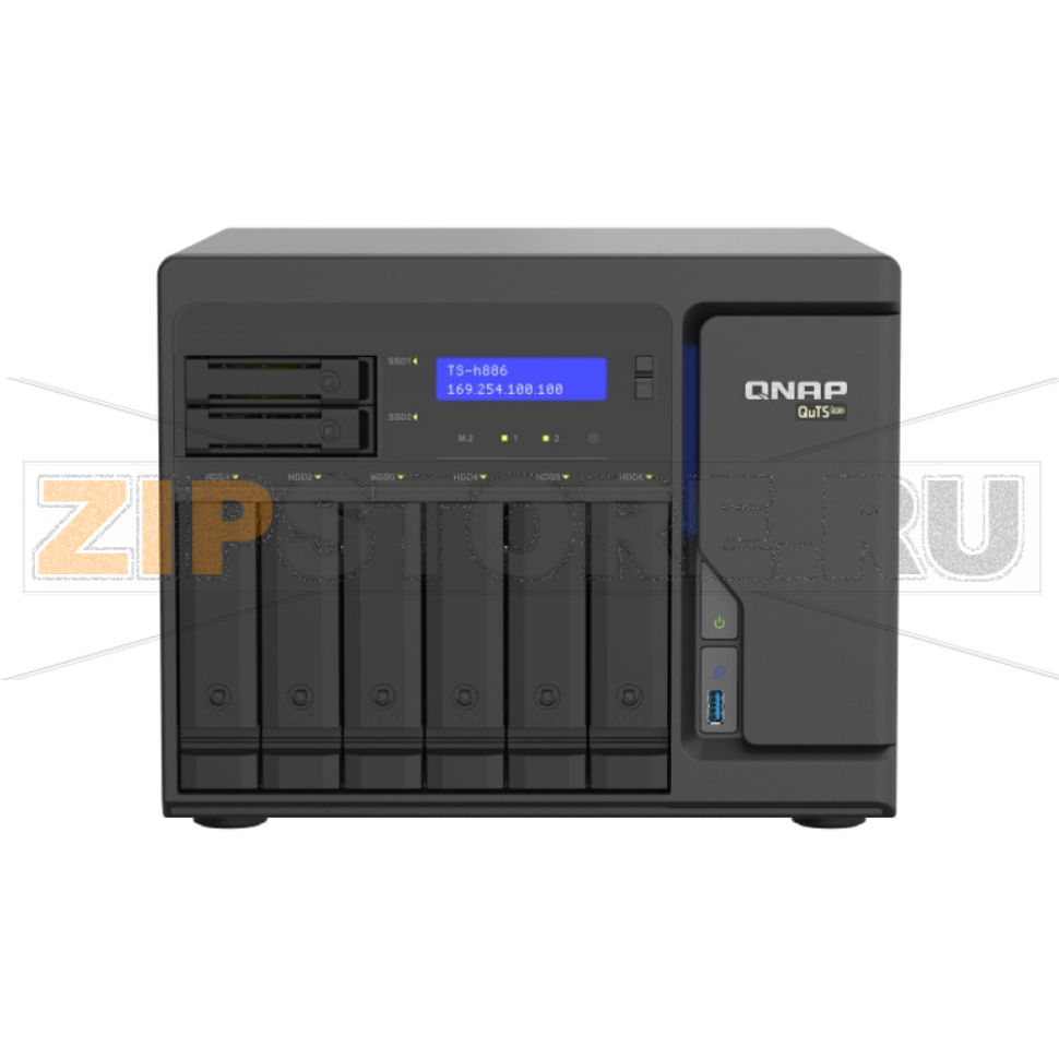 Накопитель сетевой QNAP TS-H886 