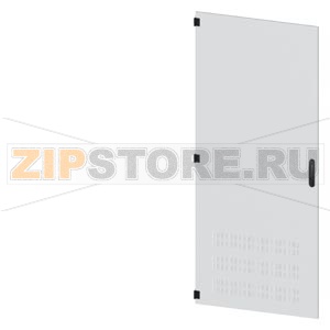 SIVACON, door, left, ventilated, IP40, H: 2000 mm, W: 800 mm, RAL 7035, Protection class 1 Siemens 8MF1080-2UT15-2BA2 