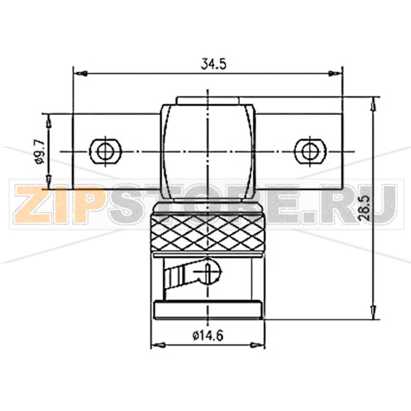 Разъем BNC, 1 шт Telegärtner J01004C0616 