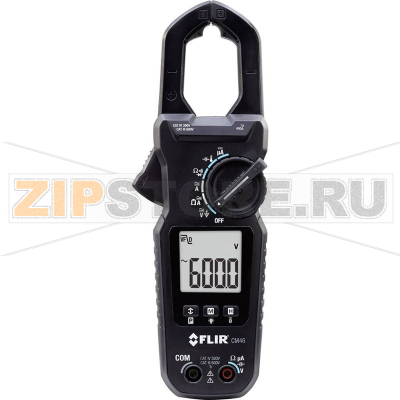 Клещи токовые, цифровые, CAT IV 300 В, CAT III 600 В, 6000 точек FLIR CM46 