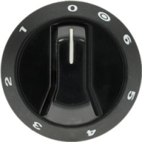 KNOB BLACK ø 52 mm 0-1-2-3-4-5-6