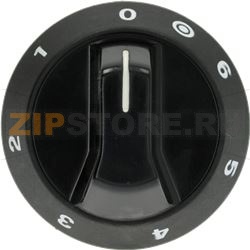 KNOB BLACK ø 52 mm 0-1-2-3-4-5-6 