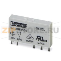 Вставное миниатюрное реле Phoenix Contact REL-MR- 60DC/21