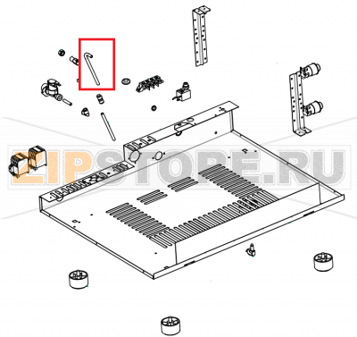 Tubo carico vaschetta umidif. per forno Tecnoeka EKF 464    Tubo carico vaschetta umidif. per forno Tecnoeka EKF 464Запчасть на сборочном чертеже под номером:&nbsp;00004930Название запчасти на итальянском языке:&nbsp;Tubo carico vaschetta umidif. per forno Tecnoeka EKF 464