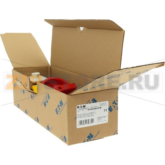 Выключатели главные, P3, 63 A, 3-полюсн Eaton P3-63/M4/SVB 