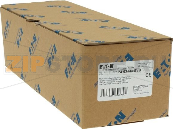 Выключатели главные, P3, 63 A, 3-полюсн Eaton P3-63/M4/SVB 