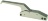 HANDLE FOR OVEN DOOR 280x30 mm