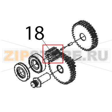 Ingranaggio elica Sirman TC 12 E Ingranaggio elica Sirman TC 12 EЗапчасть на деталировке под номером: 18