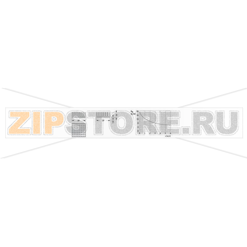 Радиатор 18.5 К/Вт, 27x27x10 мм Fischer Elektronik ICK BGA 27x27x10 