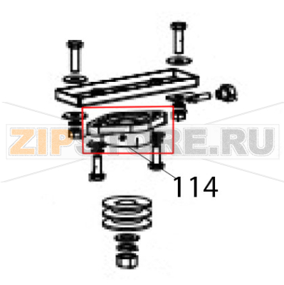 Bearing Hurakan HKN-20SN2V Bearing Hurakan HKN-20SN2VЗапчасть на деталировке под номером: 114