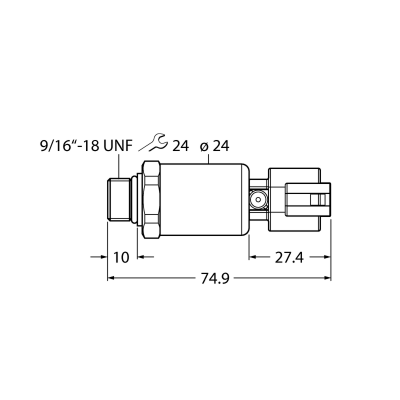 Датчик давления Turck PT400R-2121-I2-DT043P 