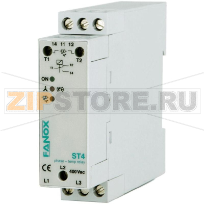 Реле контроля фаз, 1 шт Fanox ST4 12012 