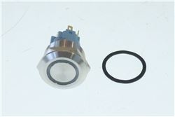 POWER SWITCH WHITE 22mm 