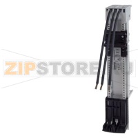 АДАПТЕР S00/0, 32A, FOR 60MM BUSBAR SYSTEM, 45X260MM LONG SPECIAL CABLES WELDED ON AWG 10, 167 MM LONG SPACER INCLUDED MOUNTING RAIL SCREWED ON Siemens 8US1251-5NT11